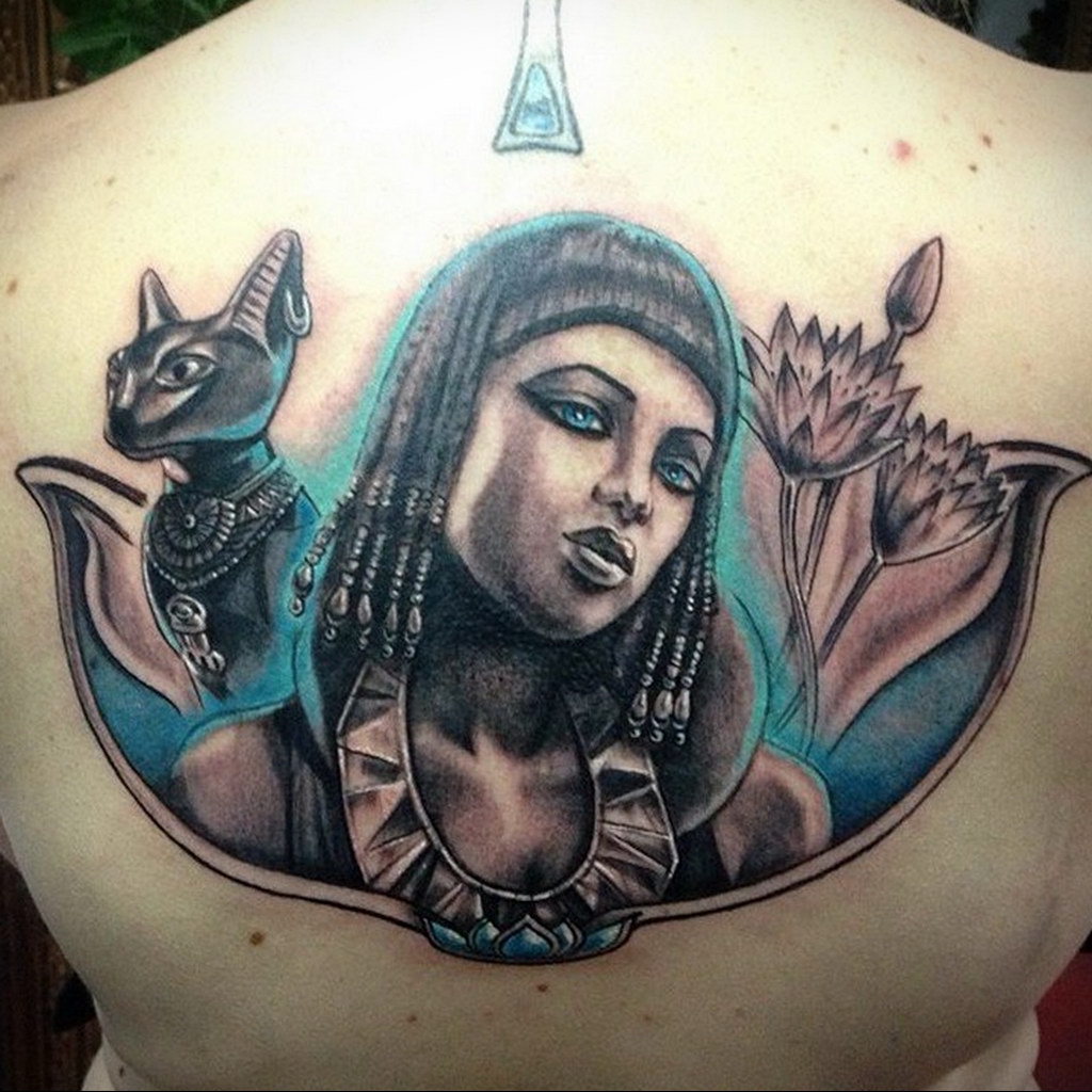 egyptian cat tattoo 03.12.2019 №059 -cat tattoo- tattoovalue.net