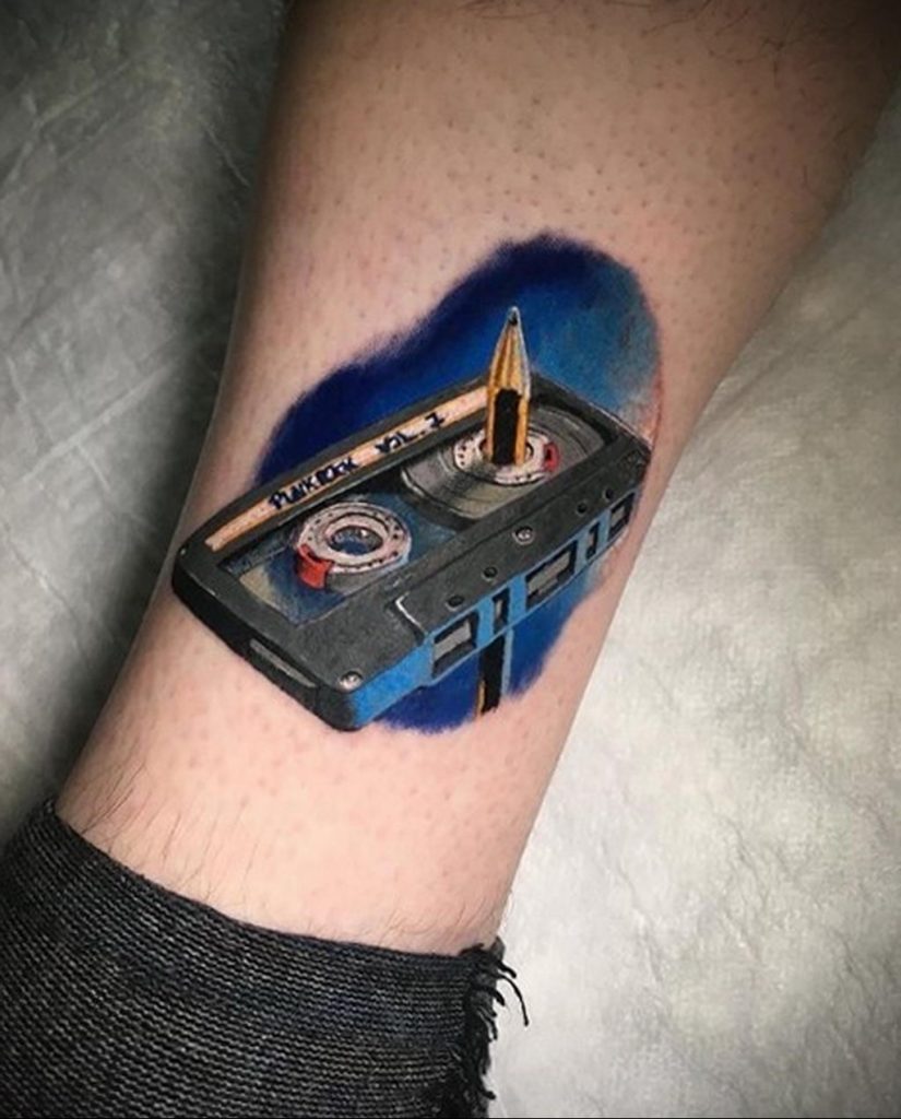 Cassette Tattoo Meaning Features Photo Examples Sketches Facts