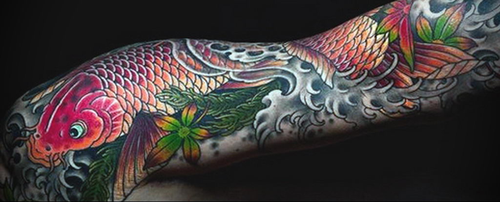 koi tattoo 06.01.2020 №016 -tattoo fish- tattoovalue.net