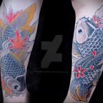 koi tattoo 06.01.2020 №023 -tattoo fish- tattoovalue.net