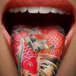 koi tattoo 06.01.2020 №037 -tattoo fish- tattoovalue.net