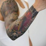 koi tattoo 06.01.2020 №038 -tattoo fish- tattoovalue.net