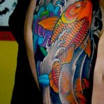koi tattoo 06.01.2020 №047 -tattoo fish- tattoovalue.net