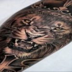 lion tattoo with crown 08.12.2019 №056 -tattoo crown- tattoovalue.net