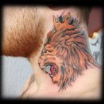 lion tattoo with crown 08.12.2019 №086 -tattoo crown- tattoovalue.net