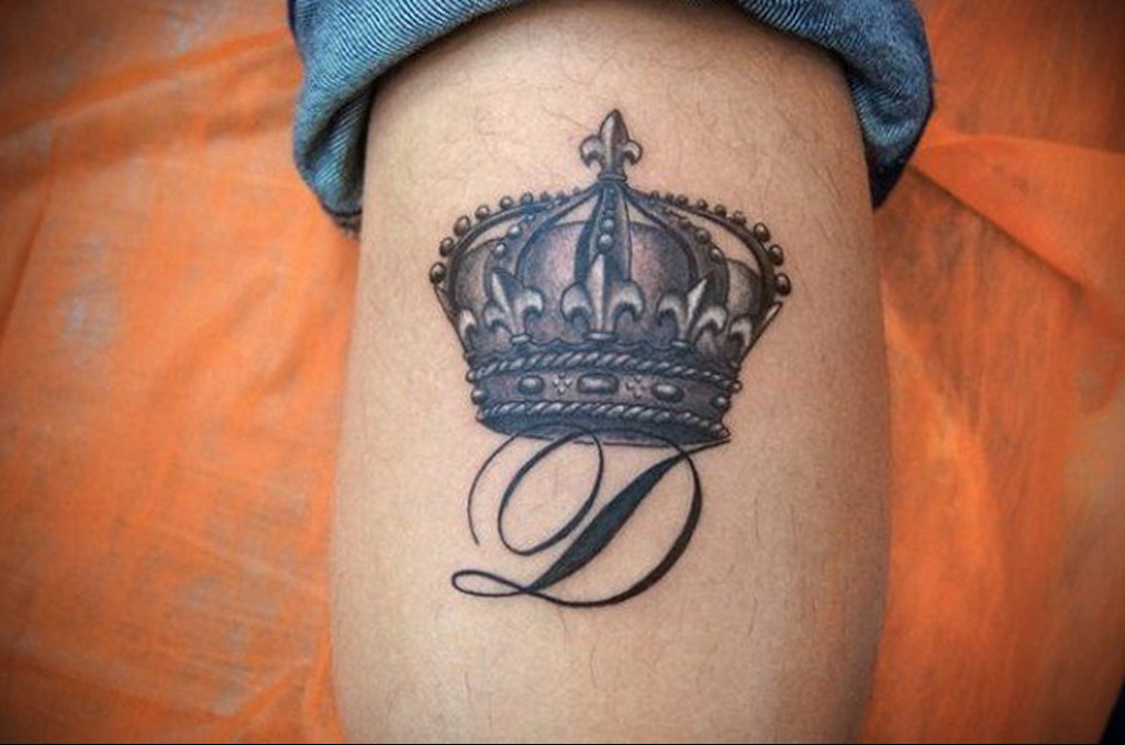 male crown tattoo 08.12.2019 №009 -tattoo crown- tattoovalue.net