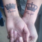 pair crown tattoo 08.12.2019 №019 -tattoo crown- tattoovalue.net
