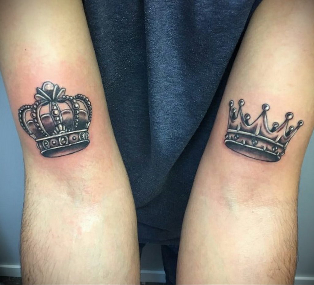 pair crown tattoo 08.12.2019 №028 -tattoo crown- tattoovalue.net