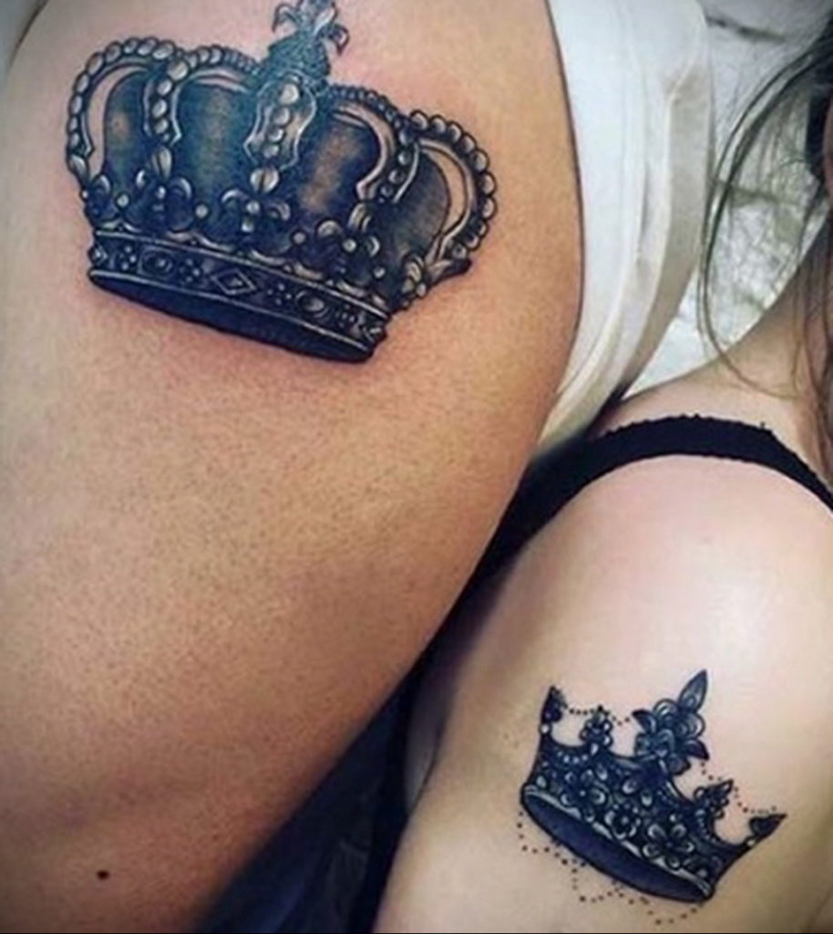 pair crown tattoo 08.12.2019 №031 -tattoo crown- tattoovalue.net