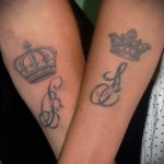 pair crown tattoo 08.12.2019 №036 -tattoo crown- tattoovalue.net