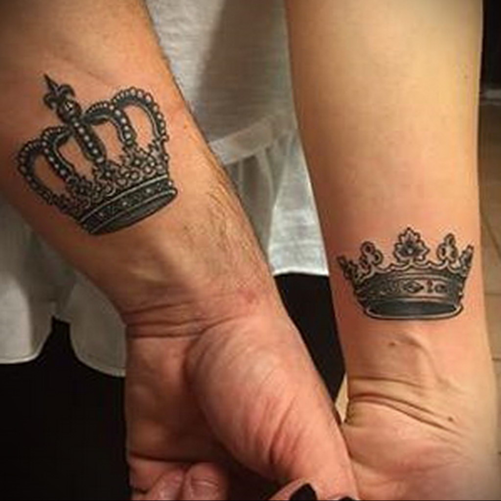 pair crown tattoo 08.12.2019 №038 -tattoo crown- tattoovalue.net