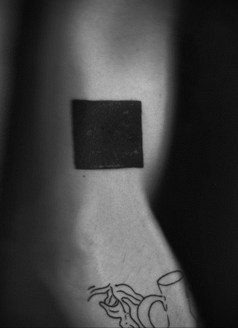 photo black square tattoo 13.12.2019 №003 -square tattoo- tattoovalue.net