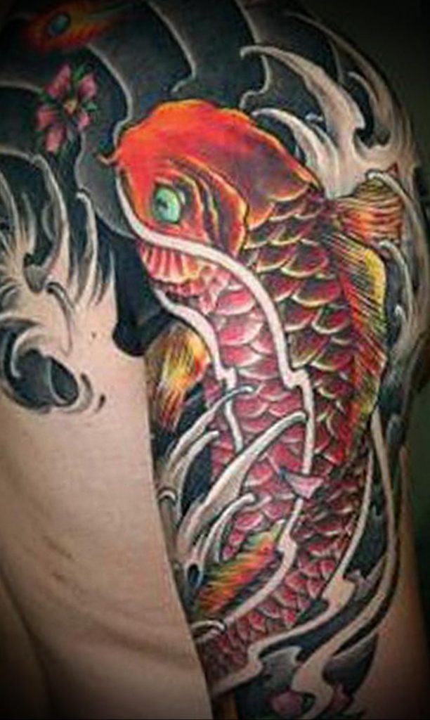 photo carp tattoo 06.01.2020 №017 -tattoo fish- tattoovalue.net