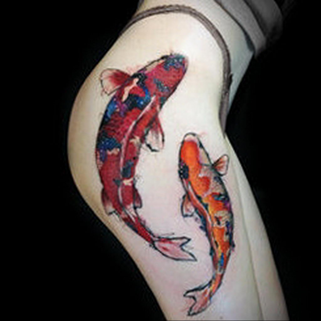 photo carp tattoo 06.01.2020 №021 -tattoo fish- tattoovalue.net