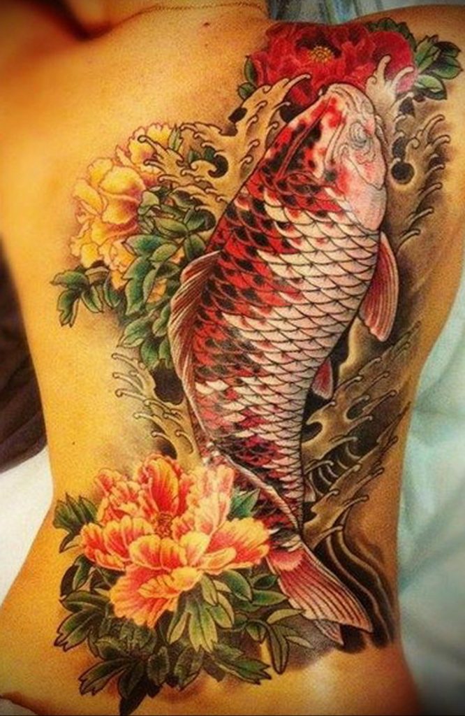 photo carp tattoo 06.01.2020 №025 -tattoo fish- tattoovalue.net