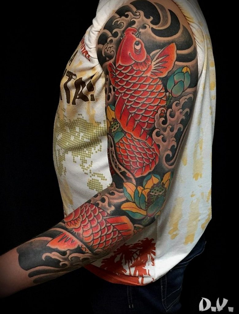 photo carp tattoo 06.01.2020 №036 -tattoo fish- tattoovalue.net