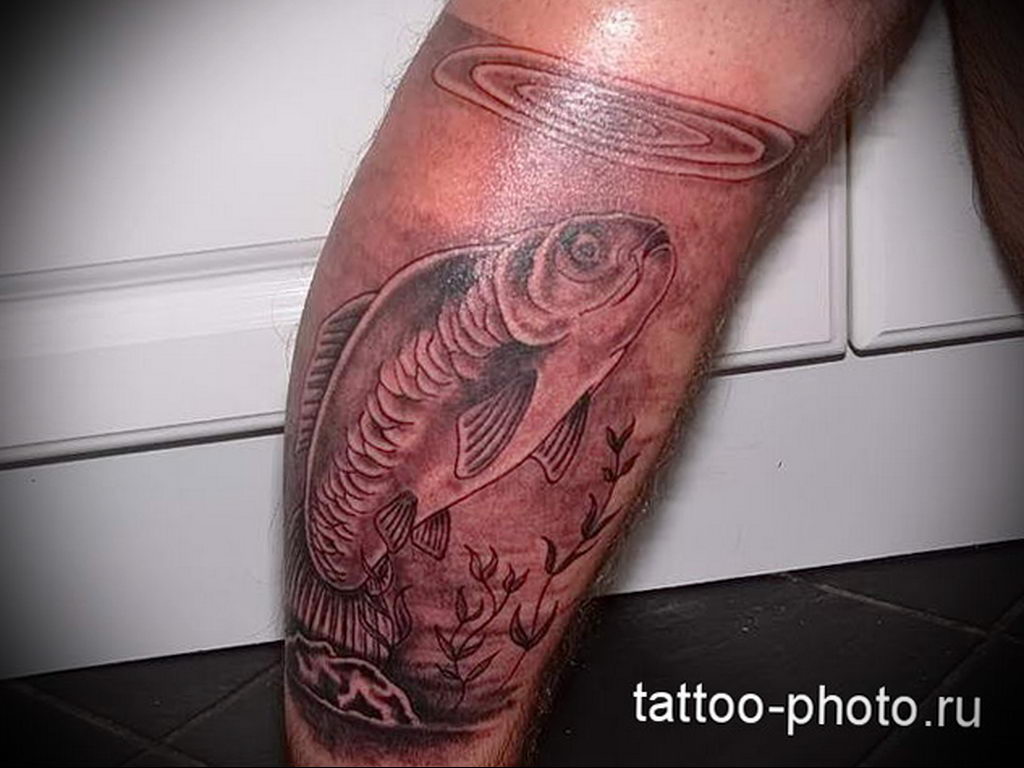 photo carp tattoo 06.01.2020 №049 -tattoo fish- tattoovalue.net