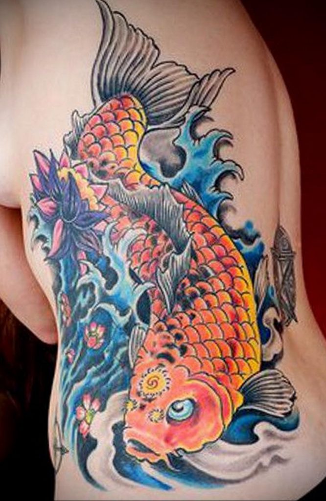 photo carp tattoo 06.01.2020 №060 -tattoo fish- tattoovalue.net
