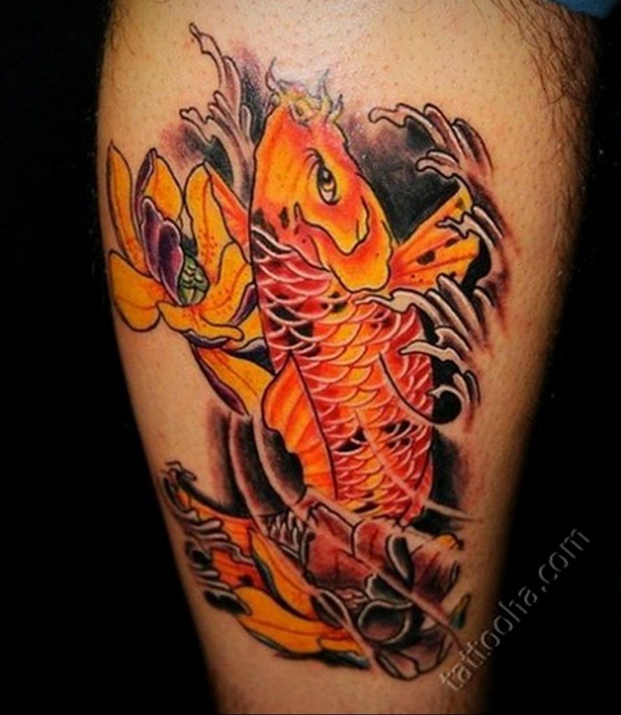 photo carp tattoo 06.01.2020 №068 -tattoo fish- tattoovalue.net