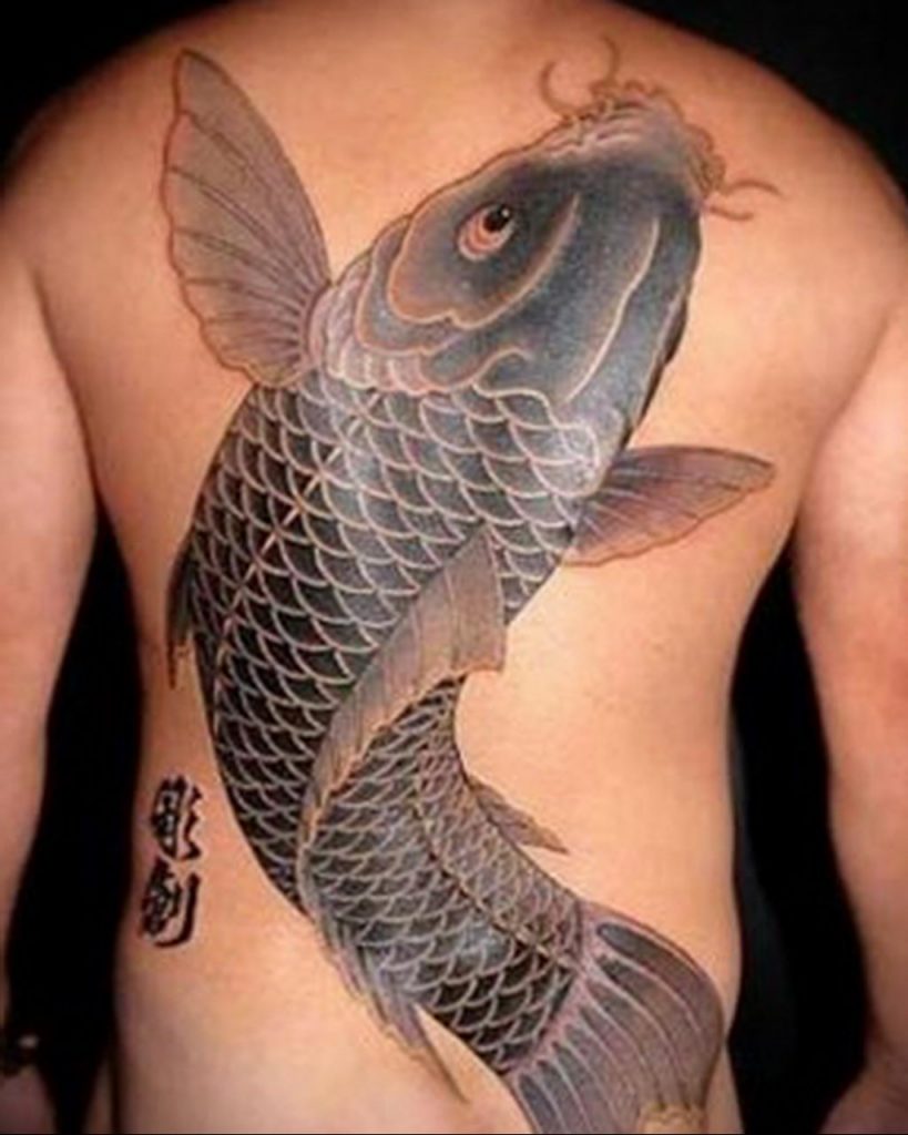 photo carp tattoo 06.01.2020 №074 -tattoo fish- tattoovalue.net