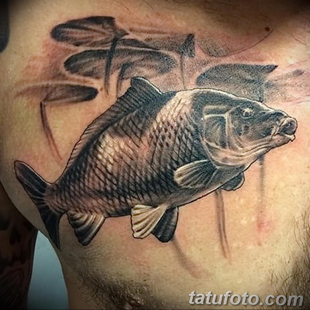 photo crucian tattoo 06.01.2020 №004 -tattoo fish- tattoovalue.net