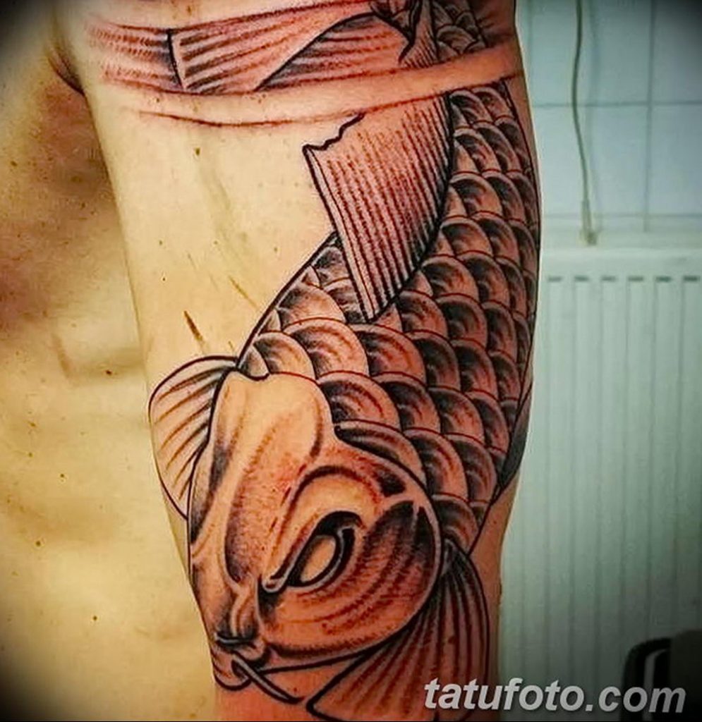 photo crucian tattoo 06.01.2020 №007 -tattoo fish- tattoovalue.net