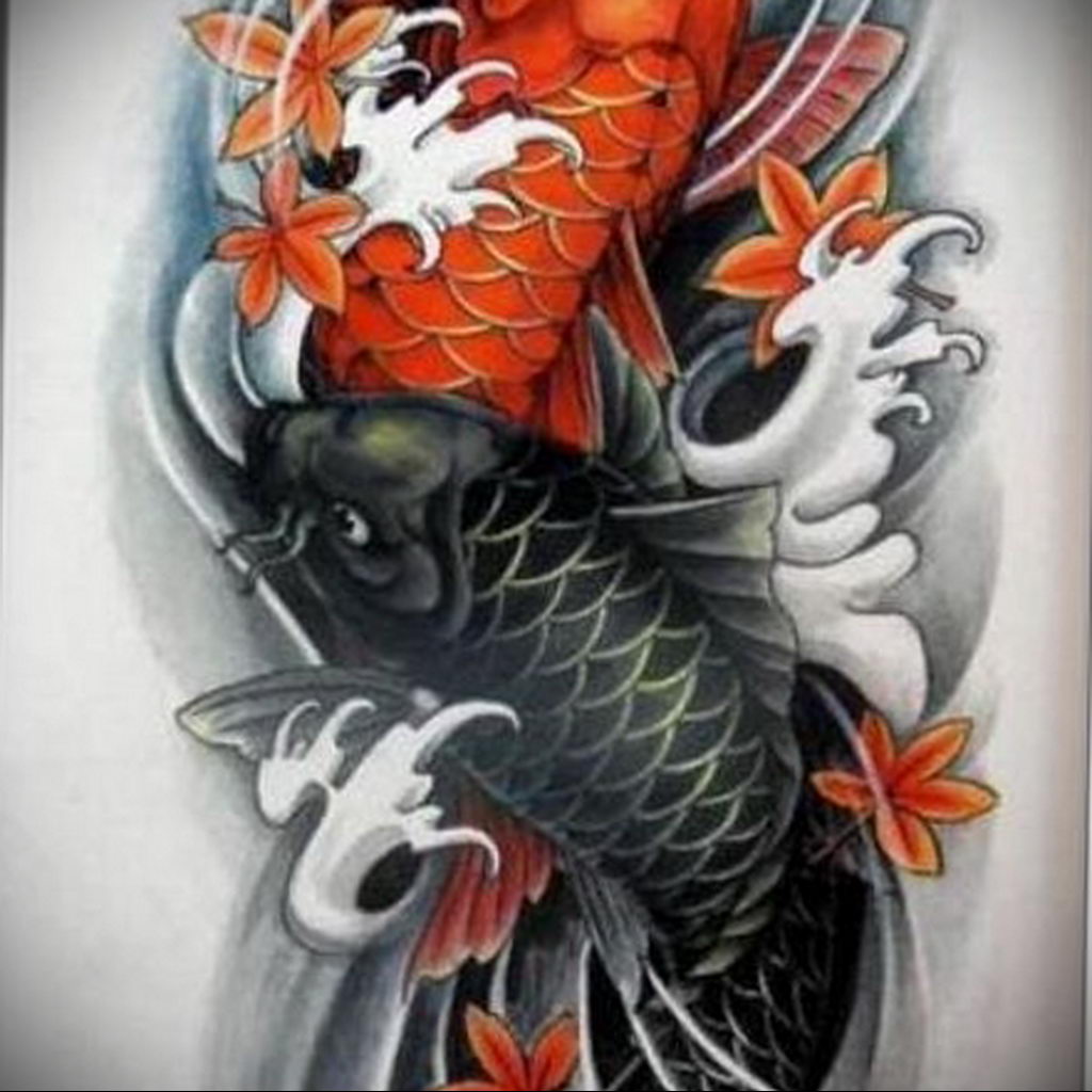 photo crucian tattoo 06.01.2020 №025 -tattoo fish- tattoovalue.net