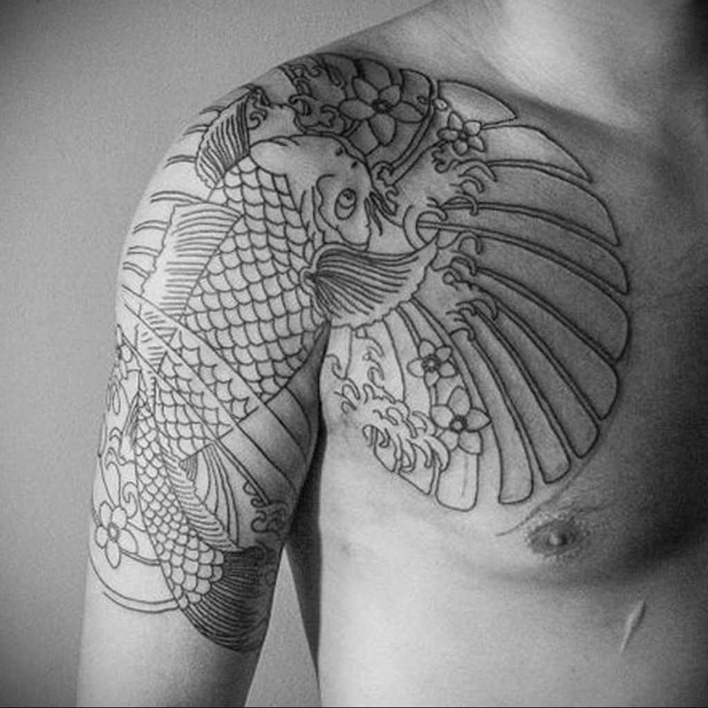 photo crucian tattoo 06.01.2020 №033 -tattoo fish- tattoovalue.net