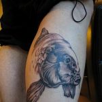 photo crucian tattoo 06.01.2020 №040 -tattoo fish- tattoovalue.net