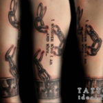 photo example arm shackles tattoo 07.10.2019 №001 -arm shackles tattoo- tattoovalue.net