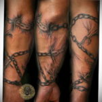 photo example arm shackles tattoo 07.10.2019 №015 -arm shackles tattoo- tattoovalue.net