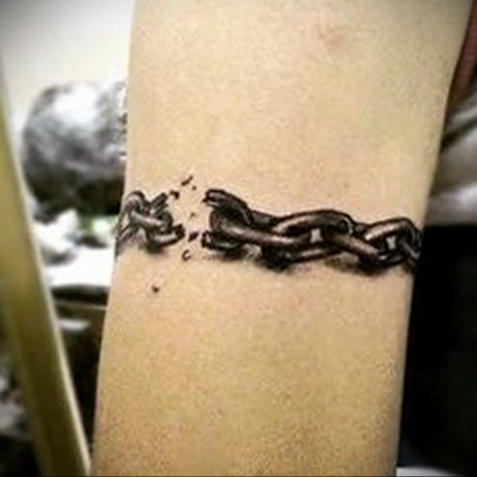 photo example arm shackles tattoo 07.10.2019 №016 arm shackles tattoo
