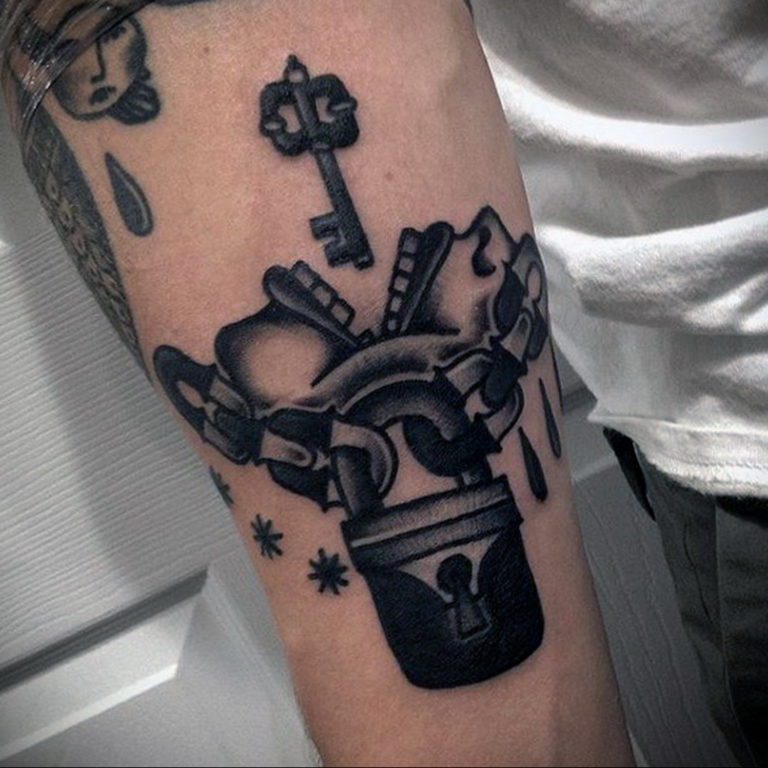 photo example arm shackles tattoo 07.10.2019 №023 arm shackles tattoo