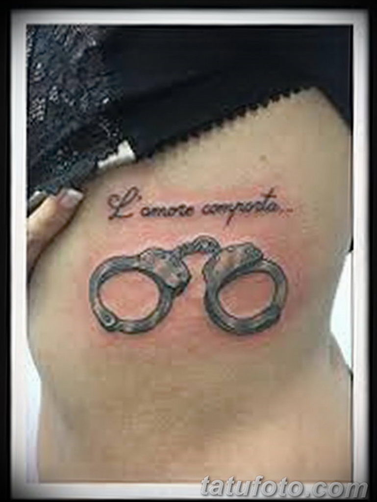 photo example handcuffs tattoo 07.10.2019 №007 -handcuffs tattoo ...