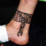 photo example leg shackle tattoo 07.10.2019 №002 -leg shackle tattoo- tattoovalue.net