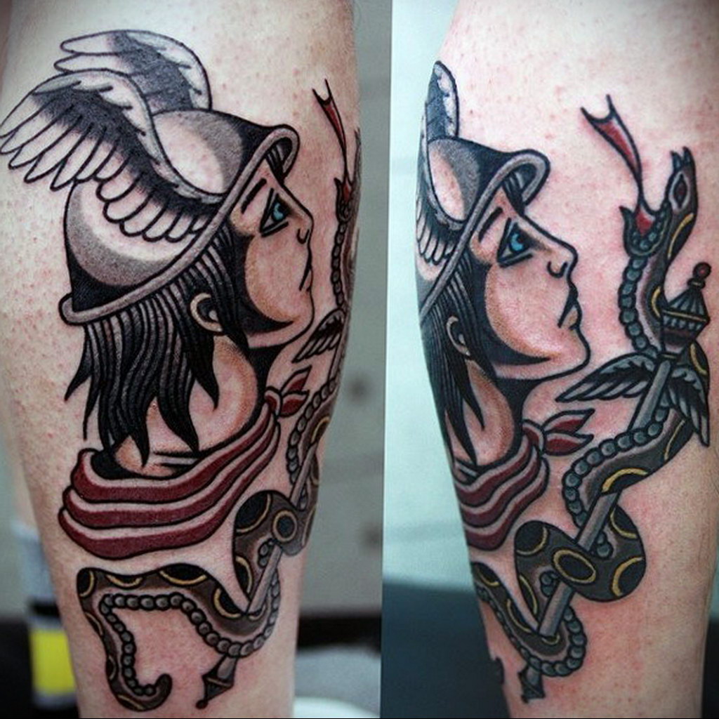 photo hermes tattoo example 07.10.2019 №017 -hermes wings tattoo- tattoovalue.net