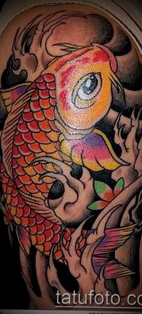 photo koi tattoo 06.01.2020 №016 -tattoo fish- tattoovalue.net
