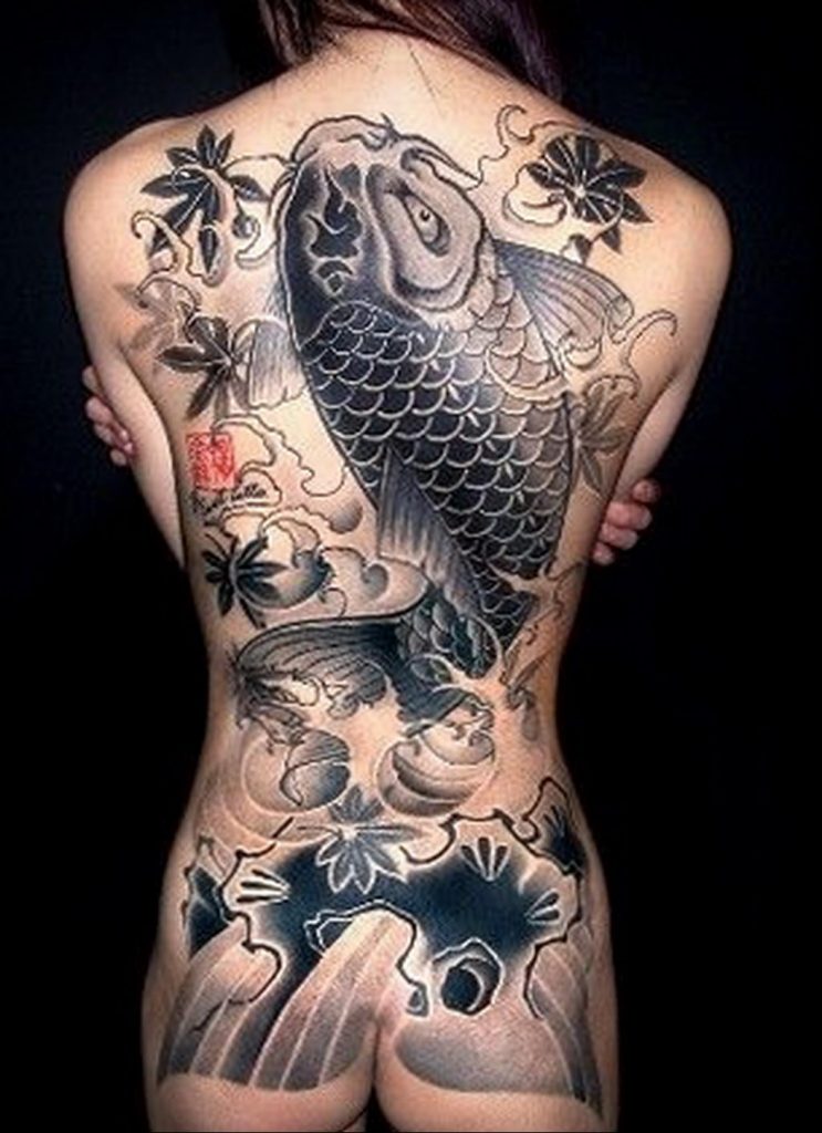 photo koi tattoo 06.01.2020 №028 -tattoo fish- tattoovalue.net