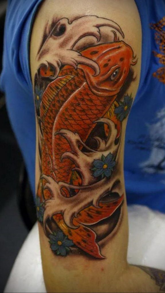 photo koi tattoo 06.01.2020 №047 -tattoo fish- tattoovalue.net