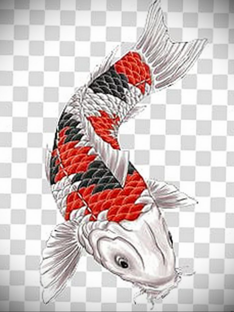 photo koi tattoo 06.01.2020 №048 -tattoo fish- tattoovalue.net