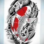 photo koi tattoo 06.01.2020 №053 -tattoo fish- tattoovalue.net