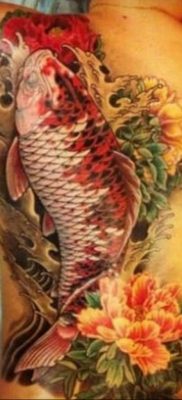 photo koi tattoo 06.01.2020 №056 -tattoo fish- tattoovalue.net