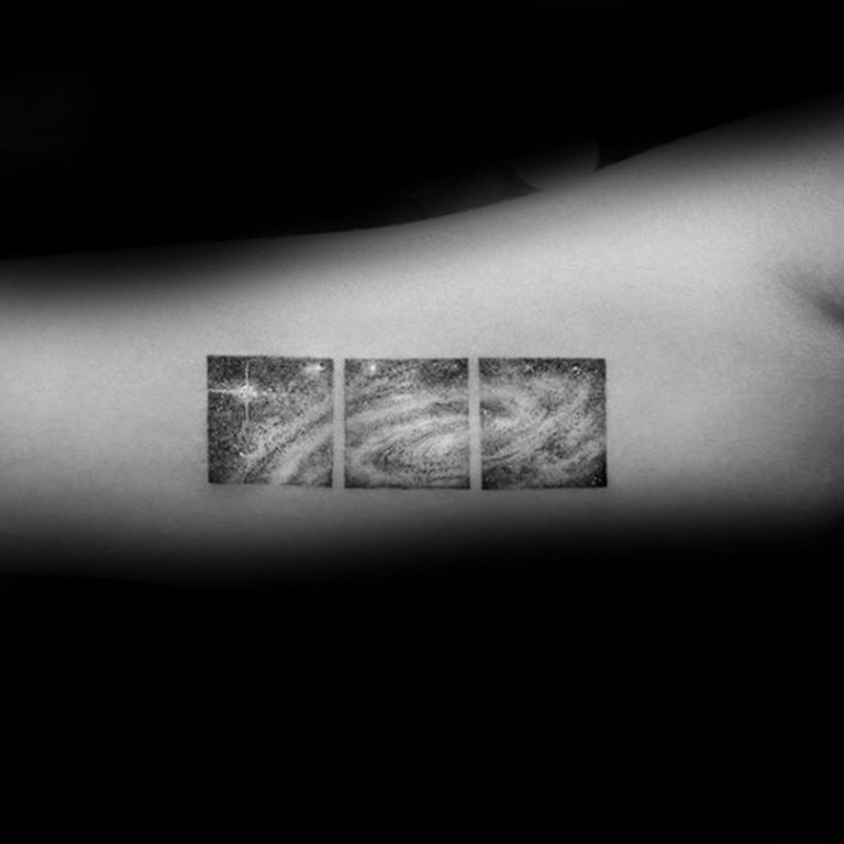 photo tattoo square on the arm 13.12.2019 №009 -square tattoo- tattoovalue.net