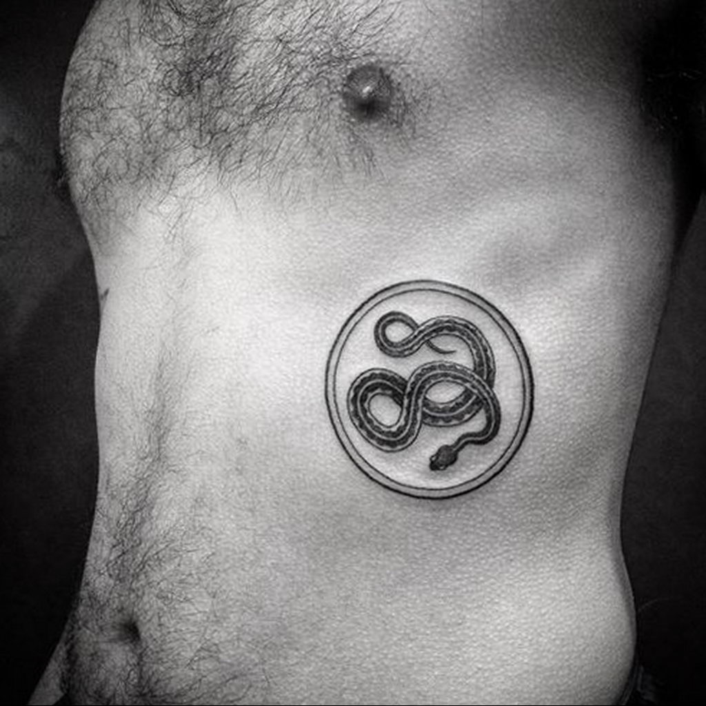 snake circle tattoo 07.01.2020 №018 -circle tattoo- tattoovalue.net - tattoovalue.net