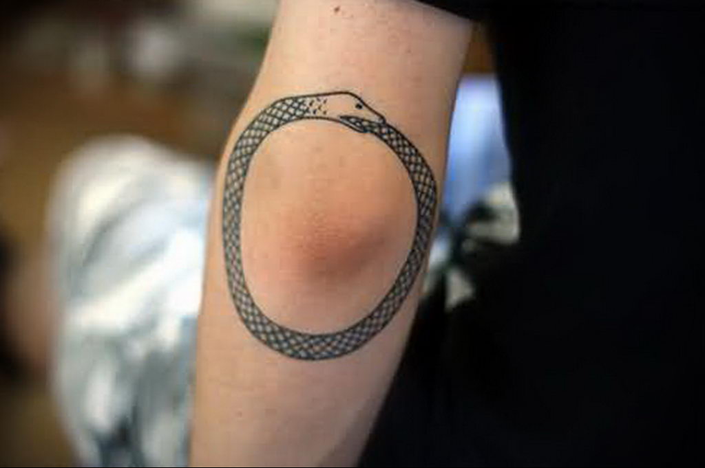 snake circle tattoo 07.01.2020 №015 -circle tattoo- tattoovalue.net