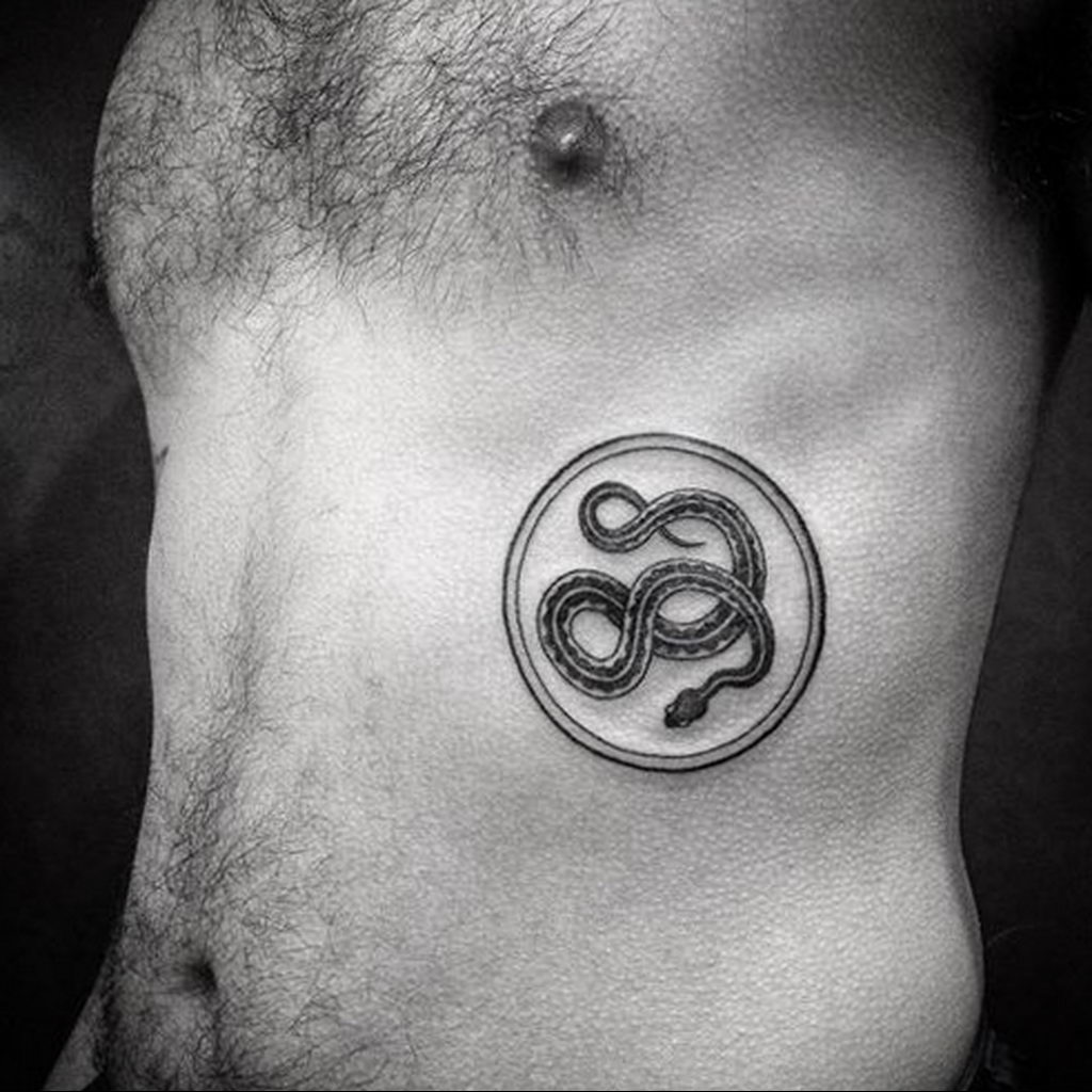 snake circle tattoo 07.01.2020 №018 -circle tattoo- tattoovalue.net
