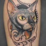 sphinx cat tattoo 03.12.2019 №023 -cat tattoo- tattoovalue.net