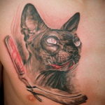 sphinx cat tattoo 03.12.2019 №058 -cat tattoo- tattoovalue.net
