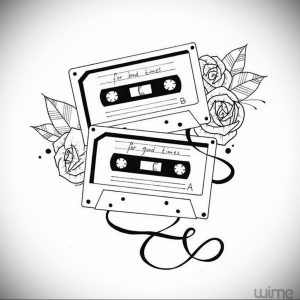 tattoo cassette sketch 29.12.2019 №006 -tattoo cassette- tattoovalue.net