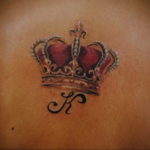 tattoo letter a with crown 08.12.2019 №022 -tattoo crown- tattoovalue.net